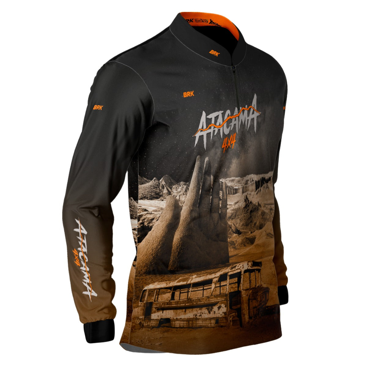 Camisa de Motociclismo Brk Expedição 4X4 Atacama com Proteção Solar UV50+