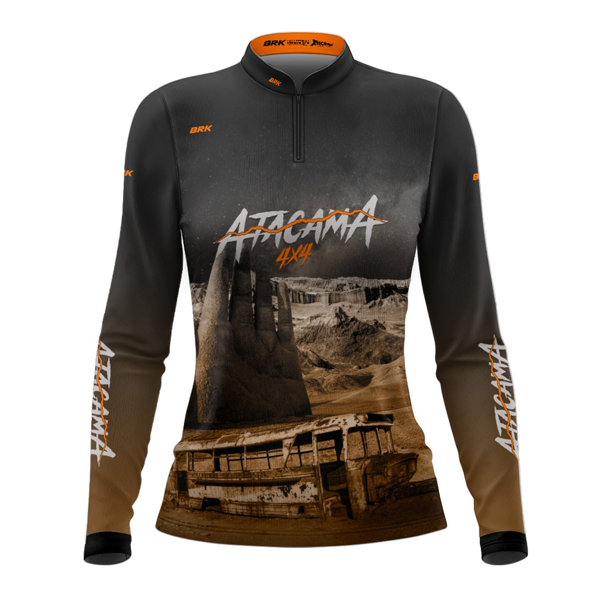 Camisa de Motociclismo Feminina Brk Expedição 4X4 Atacama com Proteção Solar UV50+
