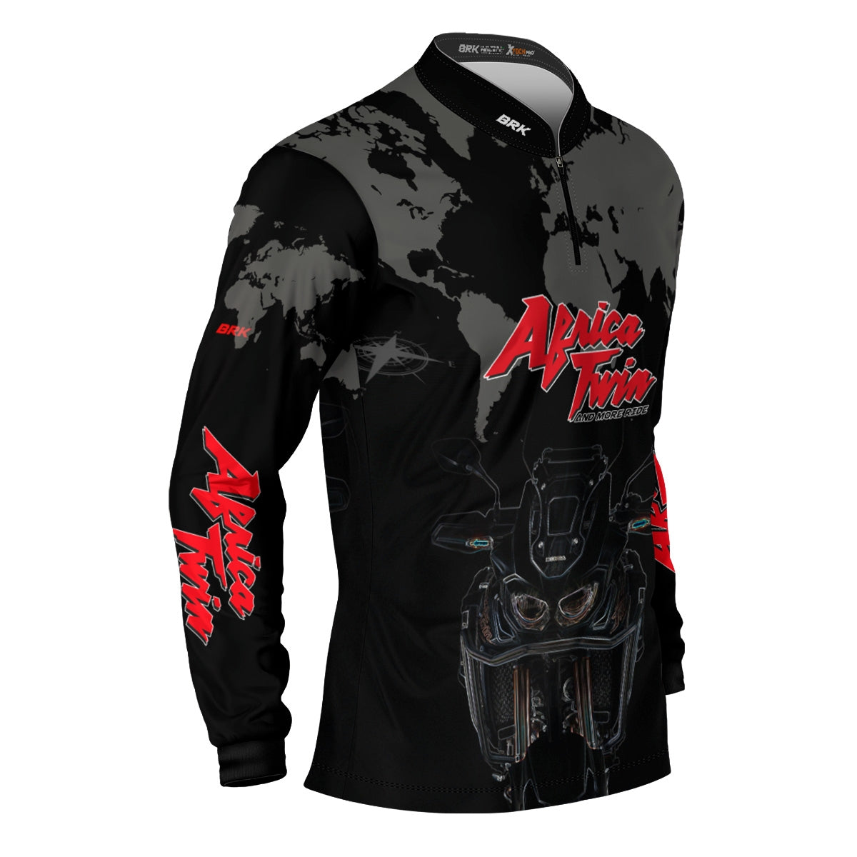Camisa Motociclismo Brk  Honda África Twin 1100 com Proteção Solar UV50+