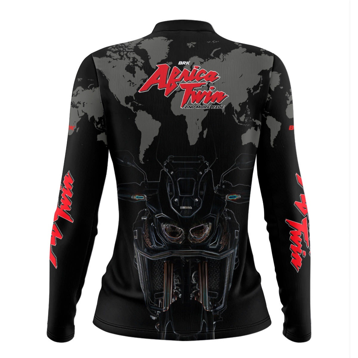 Camisa Feminina Motociclismo Brk Honda África Twin 1100 com Proteção Solar UV50+