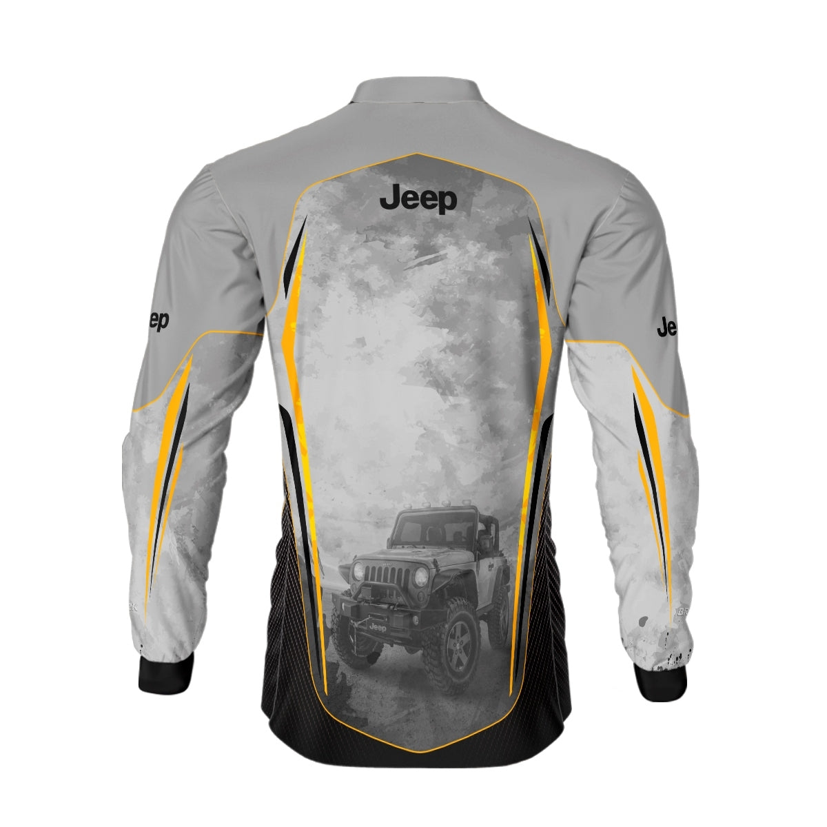Camisa de Motociclismo Brk Off Road Jeep Cinza com Proteção Solar UV50+