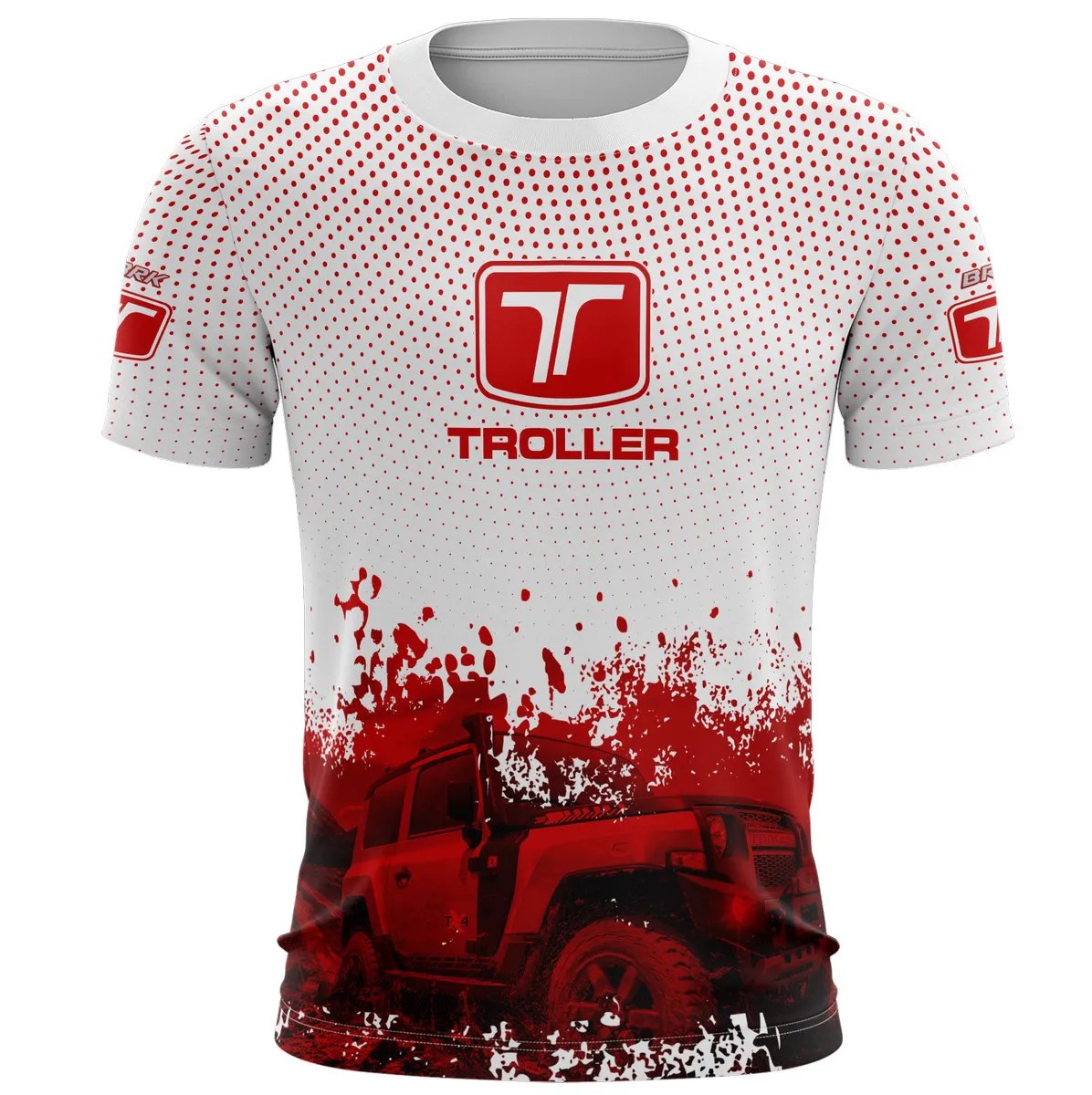 Camiseta Troller Casual 03 Brk Off Road com Proteção Solar UV50+