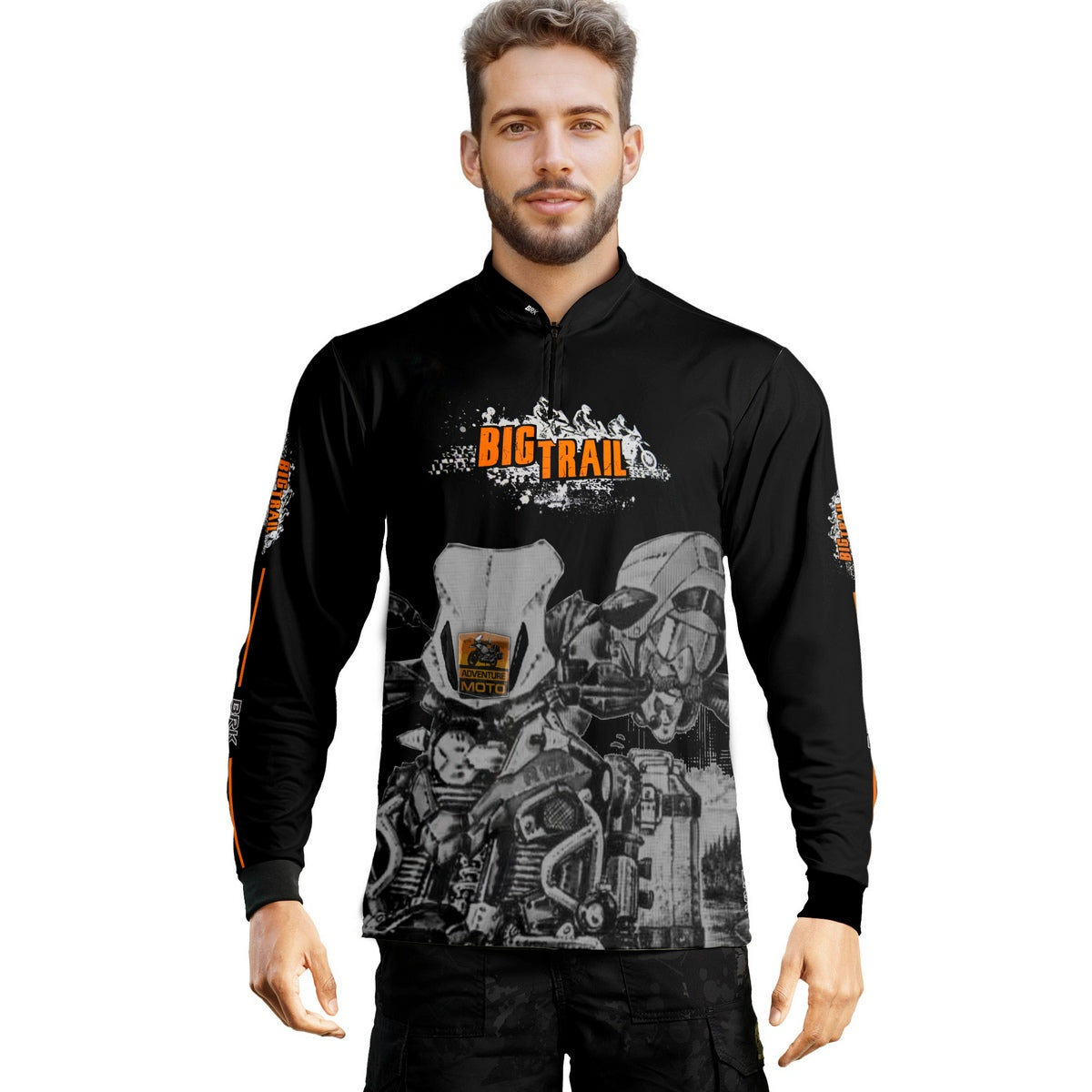 Camisa de Motociclismo Brk Big Trail com Proteção Solar UV50+