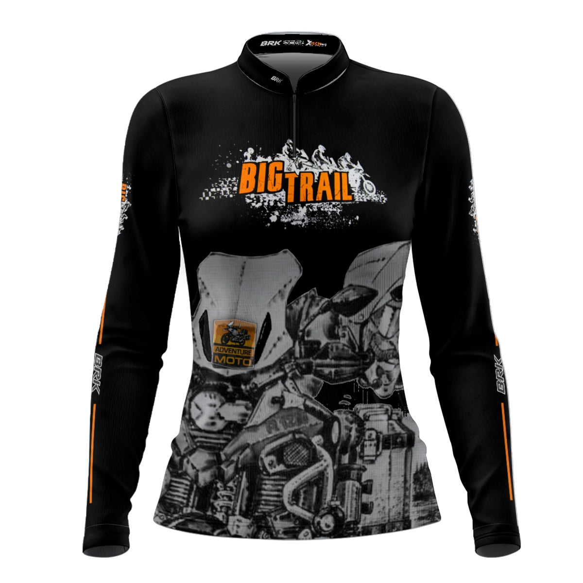 Camisa de Motociclismo Feminina Brk Big Trail com Proteção Solar UV50+