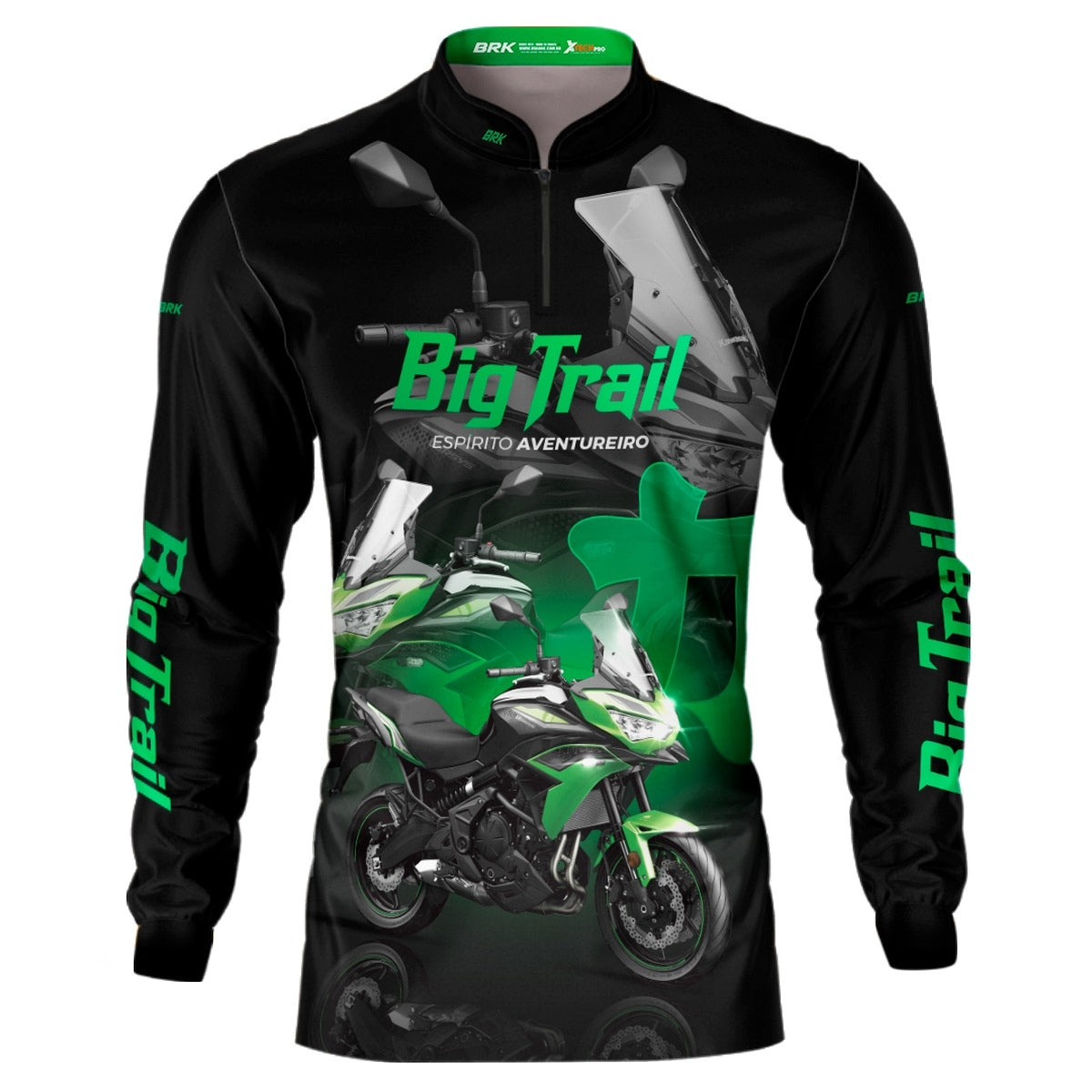 Camisa de Motociclismo Brk Versys 650 com Proteção Solar UV50+