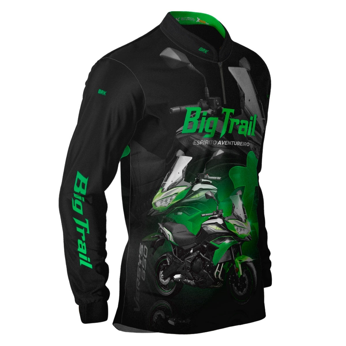Camisa de Motociclismo Brk Versys 650 com Proteção Solar UV50+