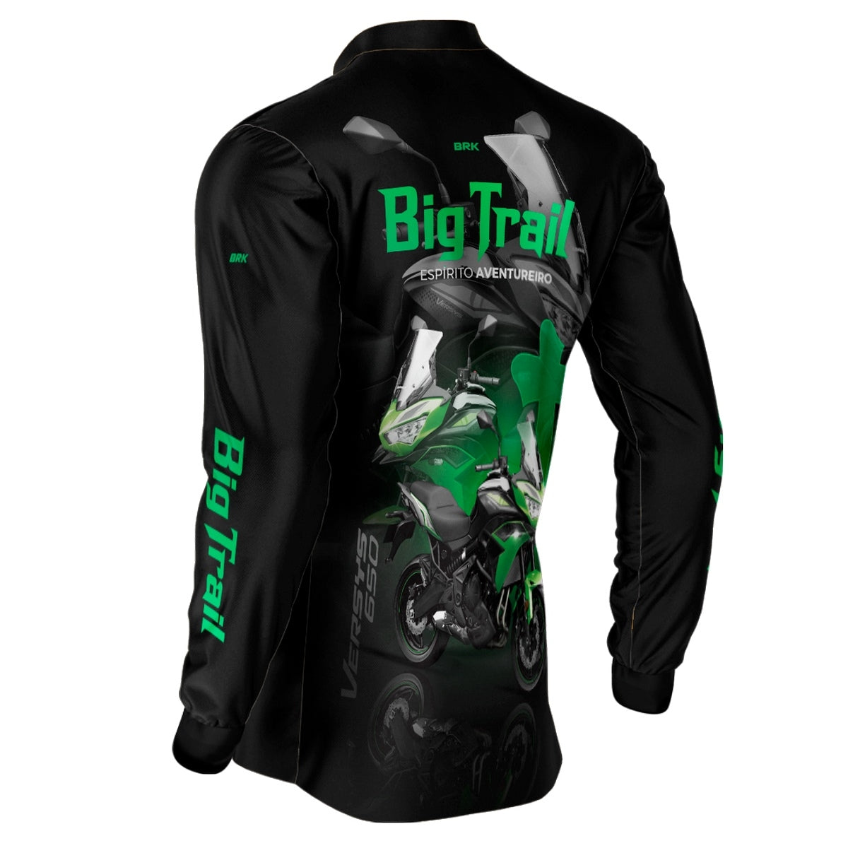 Camisa de Motociclismo Brk Versys 650 com Proteção Solar UV50+