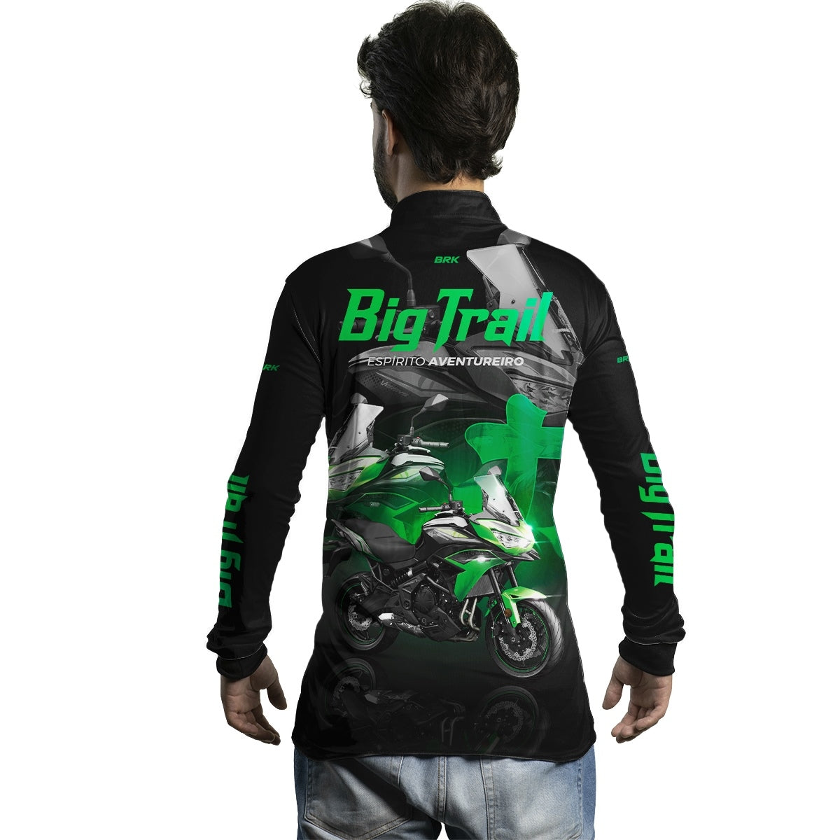 Camisa de Motociclismo Brk Versys 650 com Proteção Solar UV50+