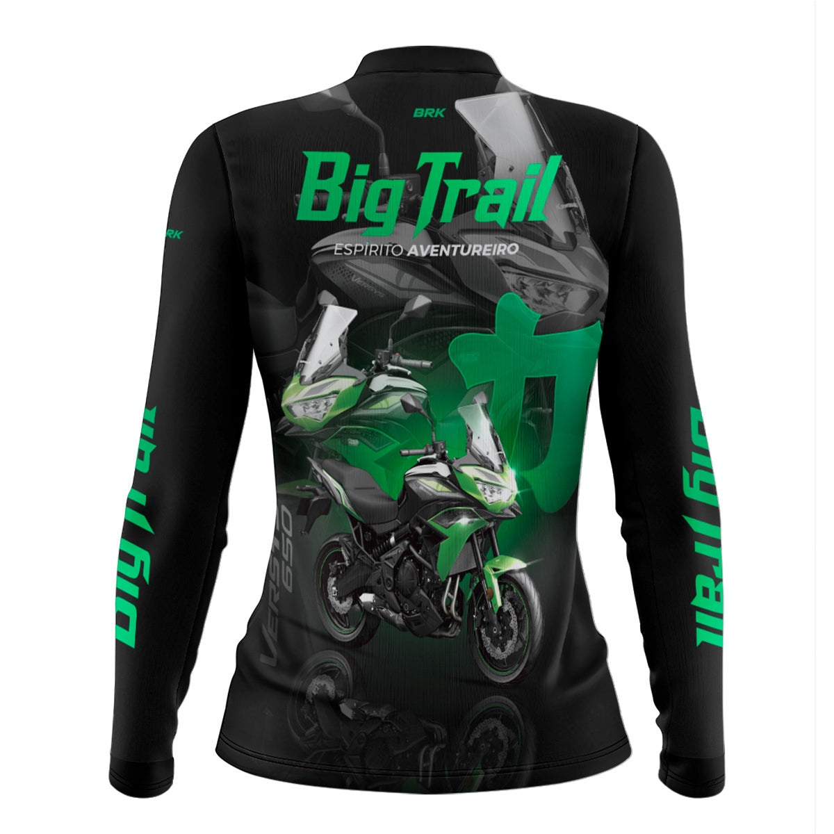 Camisa de Motociclismo Feminina Brk Versys 650 com Proteção Solar UV50+