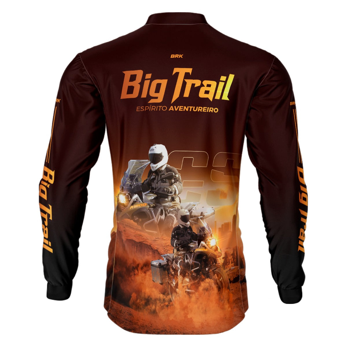 Camisa de Motociclismo Brk R 1200 GS Premium Vermelha com Proteção Solar UV50+