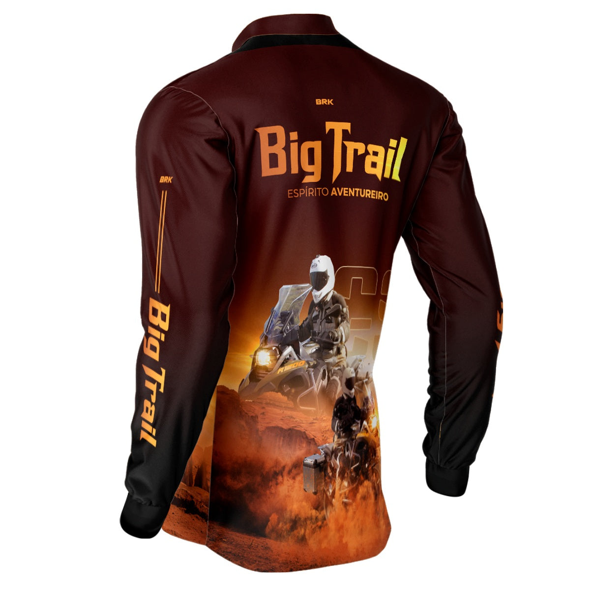 Camisa de Motociclismo Brk R 1200 GS Premium Vermelha com Proteção Solar UV50+