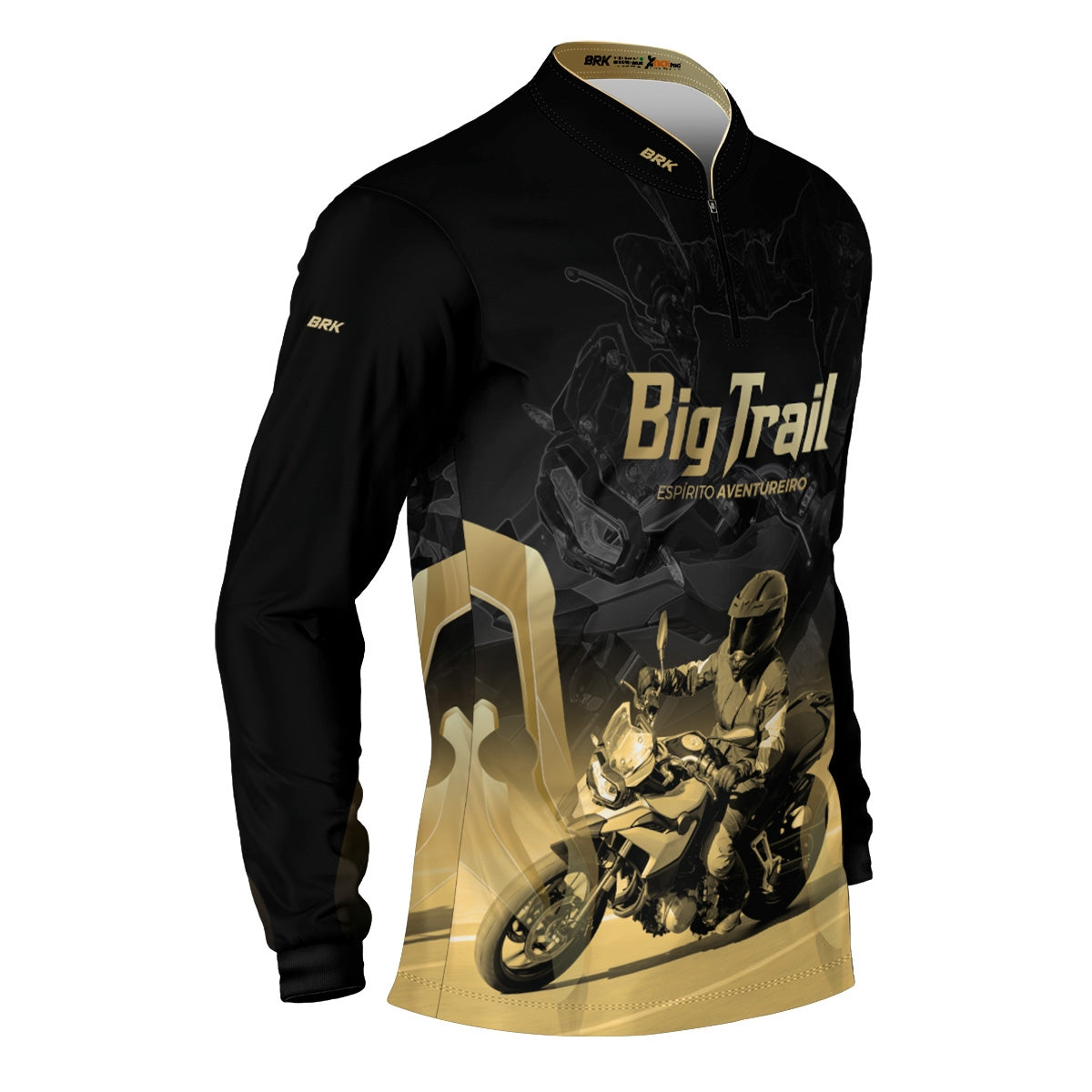 Camisa de Motociclismo Brk F 750 GS Premium com Proteção Solar UV50+