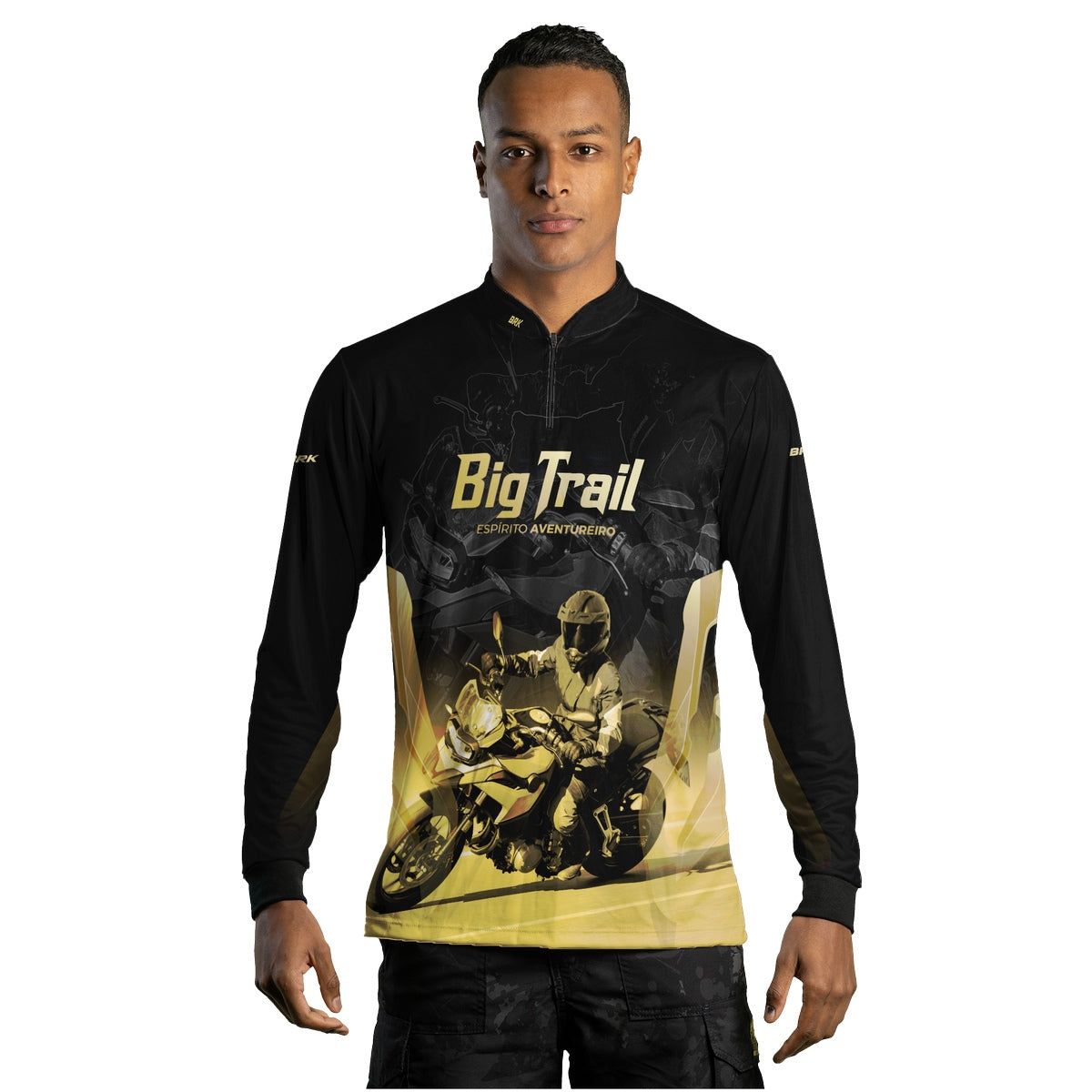 Camisa de Motociclismo Brk F 750 GS Premium com Proteção Solar UV50+