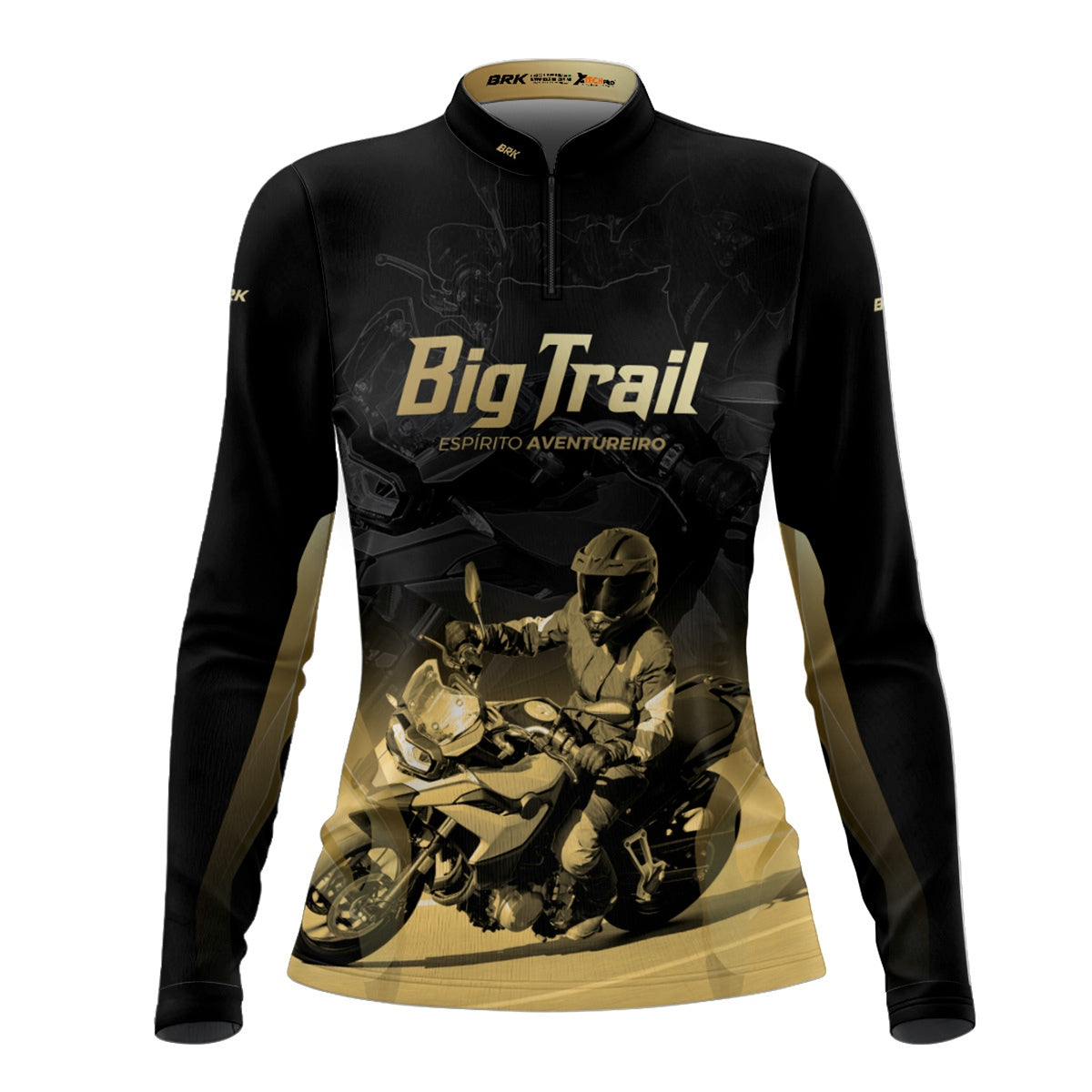 Camisa de Motociclismo Feminina Brk F 750 GS Premium com Proteção Solar UV50+