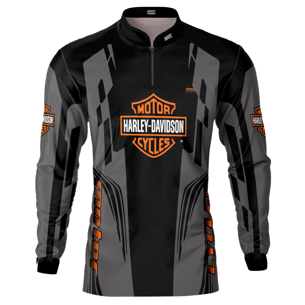Camisa de Motociclismo Brk Harley Davidson Black com Proteção UV50+