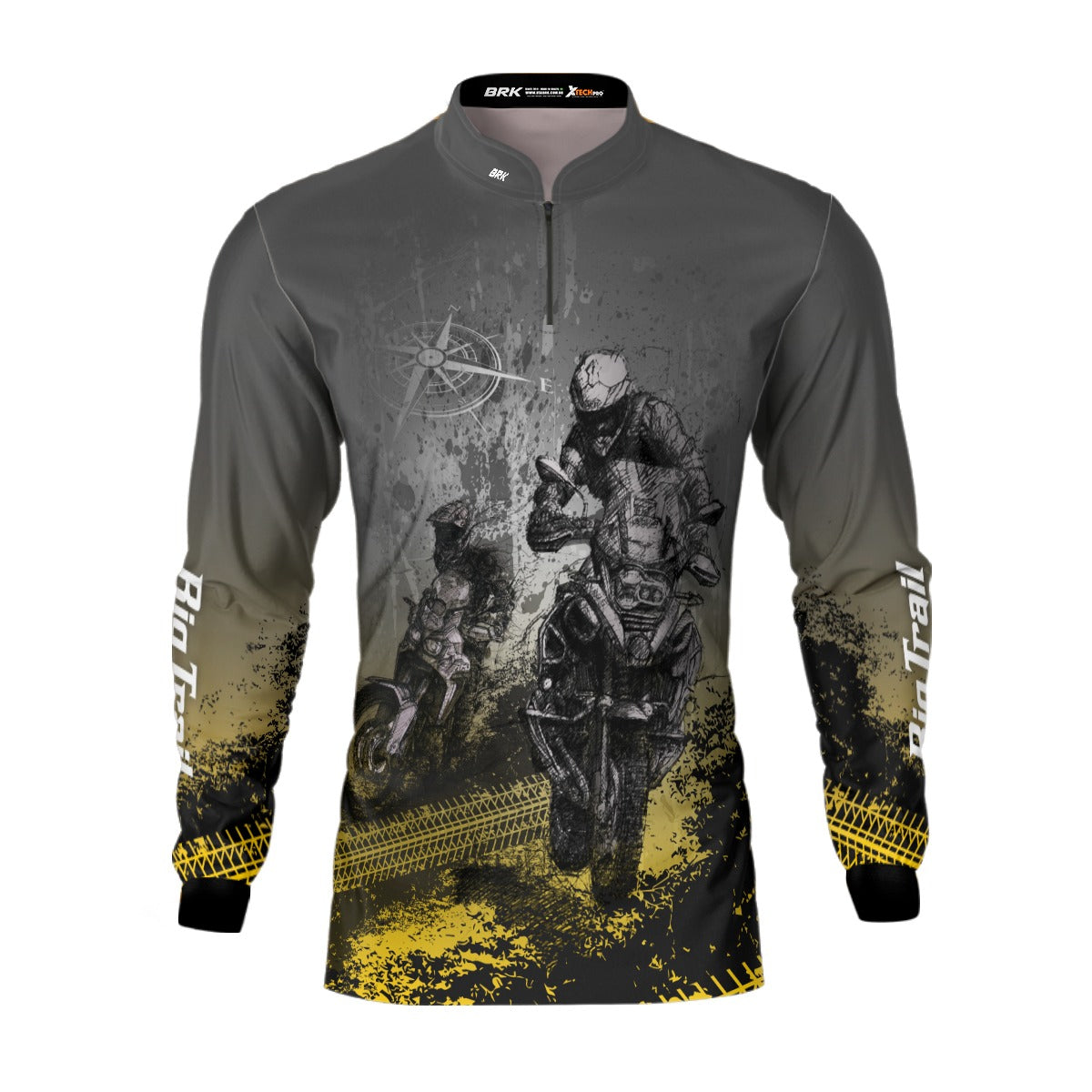 Camisa de Motociclismo Brk Big Trail Life com Proteção Solar UV50+
