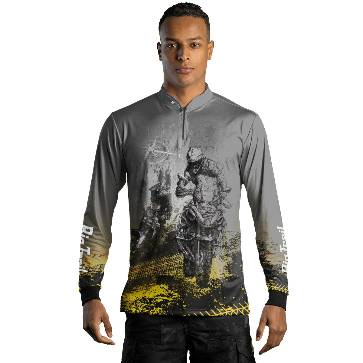 Camisa de Motociclismo Brk Big Trail Life com Proteção Solar UV50+