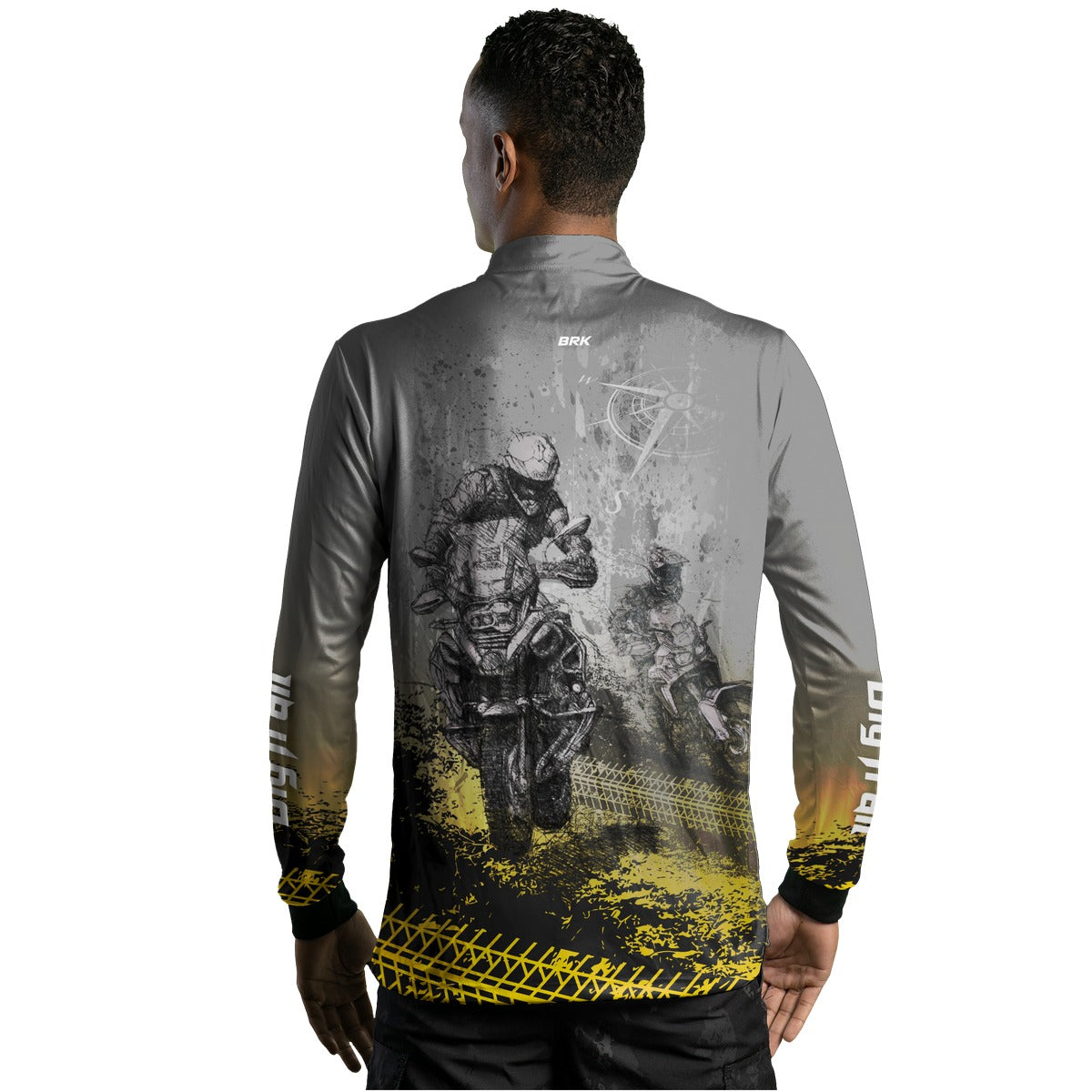 Camisa de Motociclismo Brk Big Trail Life com Proteção Solar UV50+