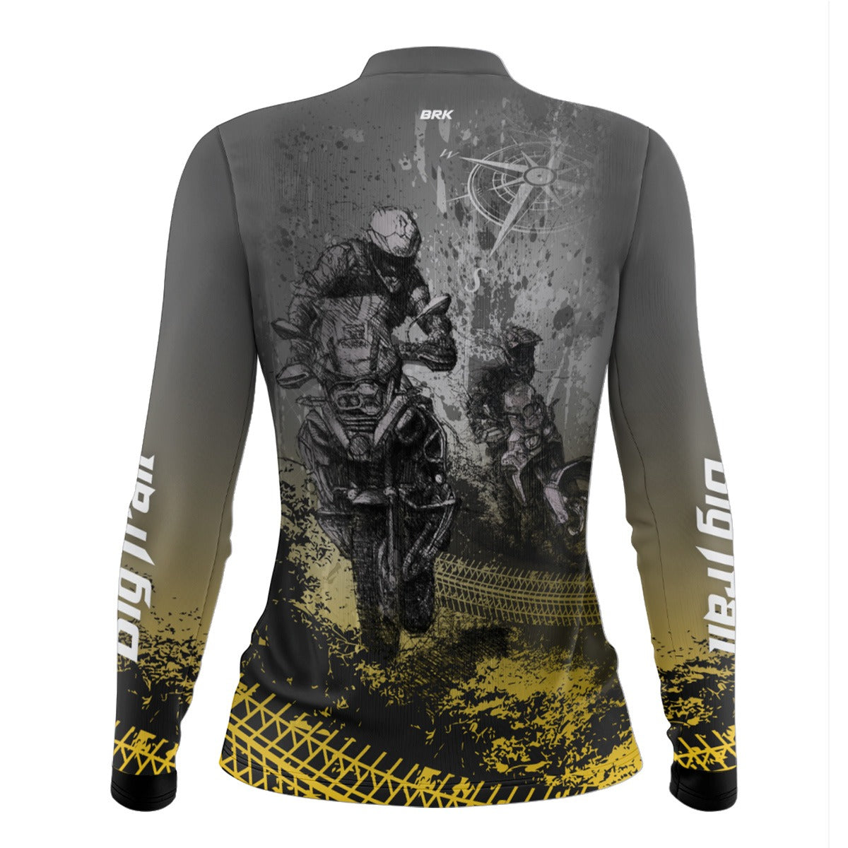 Camisa de Motociclismo Feminina Brk Big Trail Life com Proteção Solar UV50+