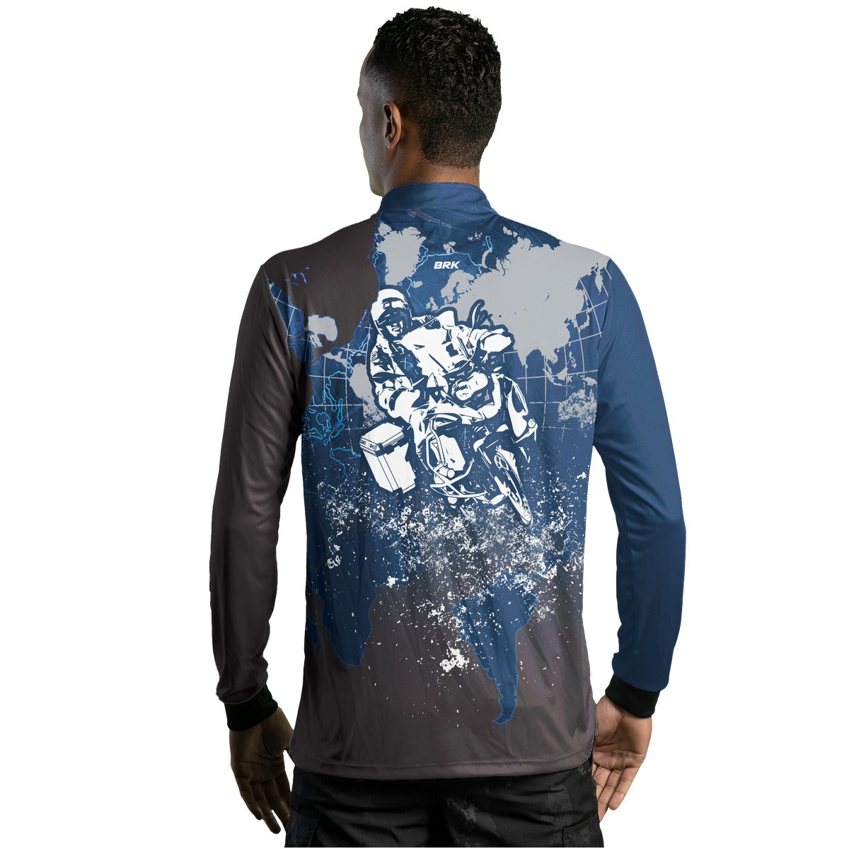 Camisa de Motociclismo Brk Big Trail Life com Proteção Solar UV50+