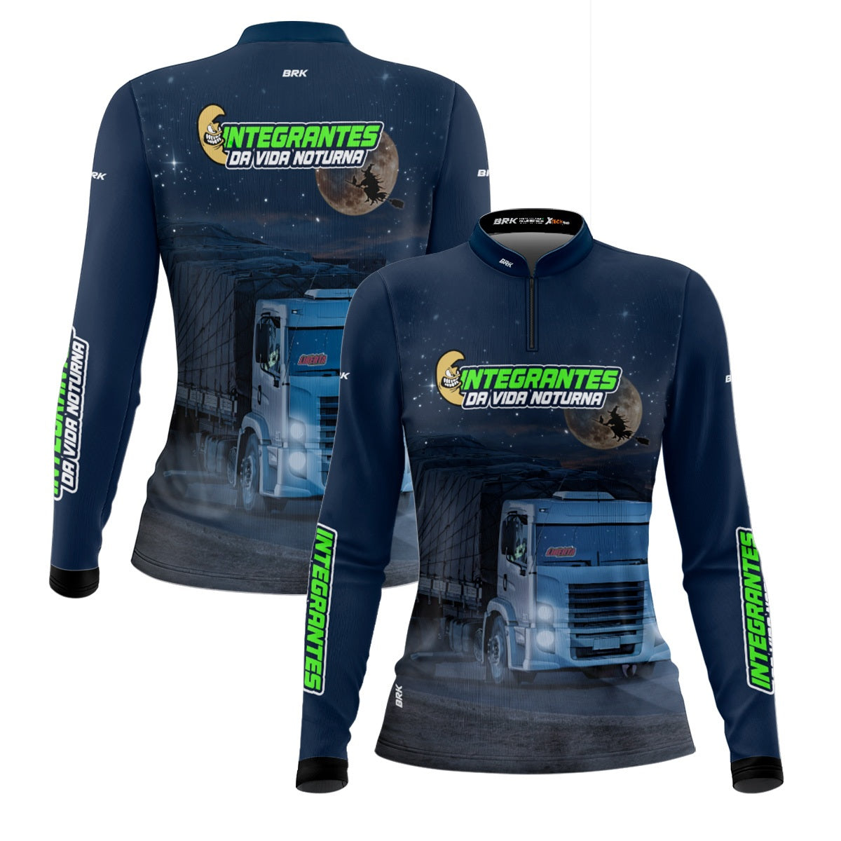 Camisa Feminina Brk Integrante da Vida Noturna com Proteção Solar UV50+