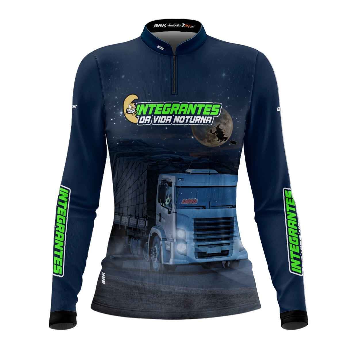 Camisa Feminina Brk Integrante da Vida Noturna com Proteção Solar UV50+