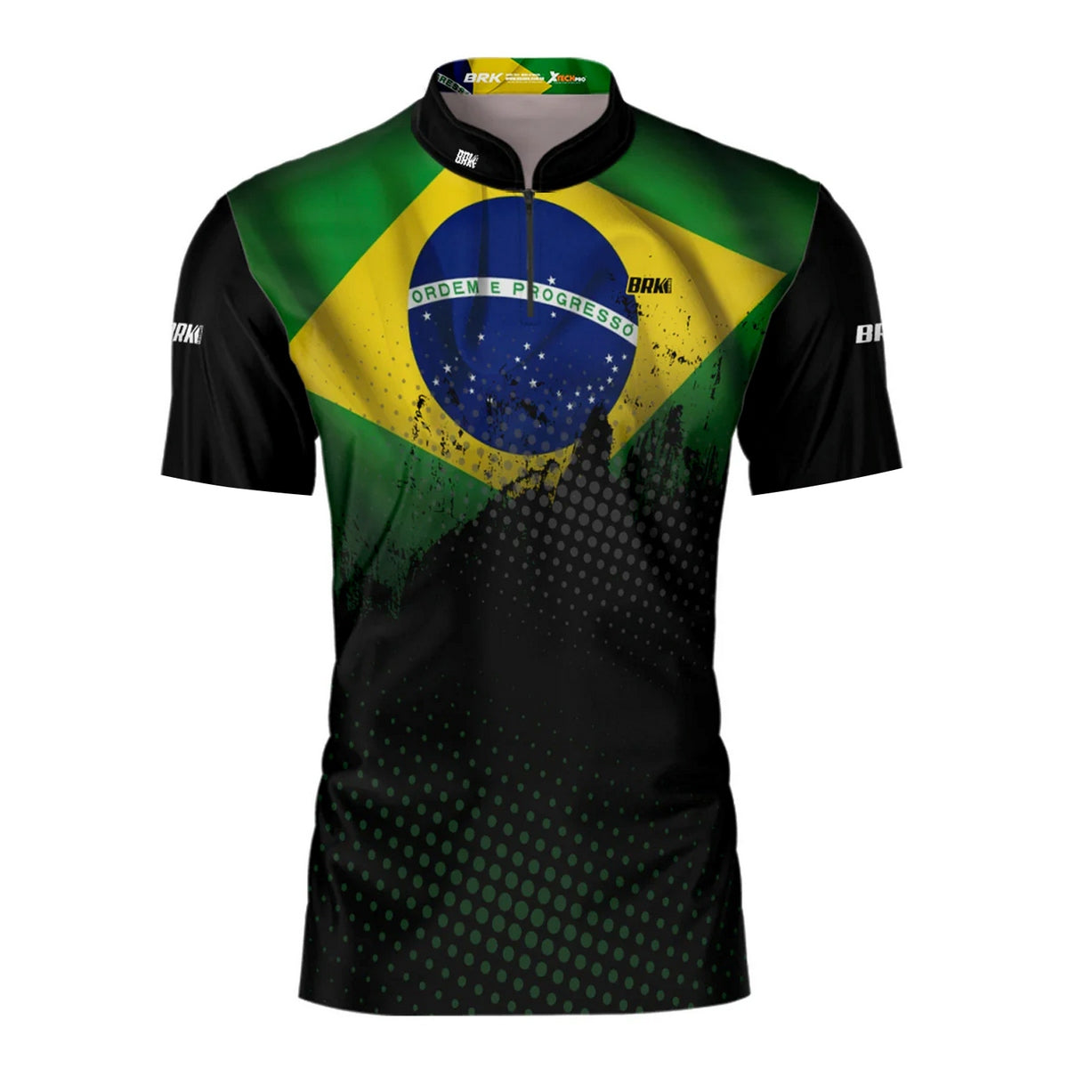 Camisa Manga Curta Feminina Agro Brk Brasil com Proteção Solar UV50+