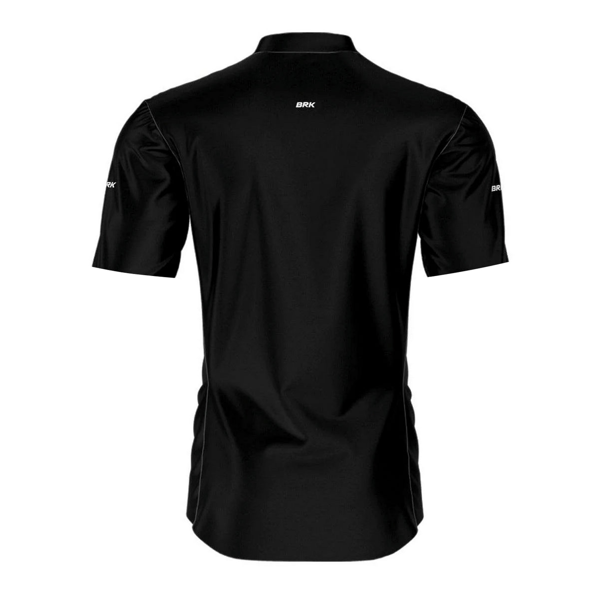 Camisa Manga Curta Brk Preta Básica com Proteção Solar UV50+