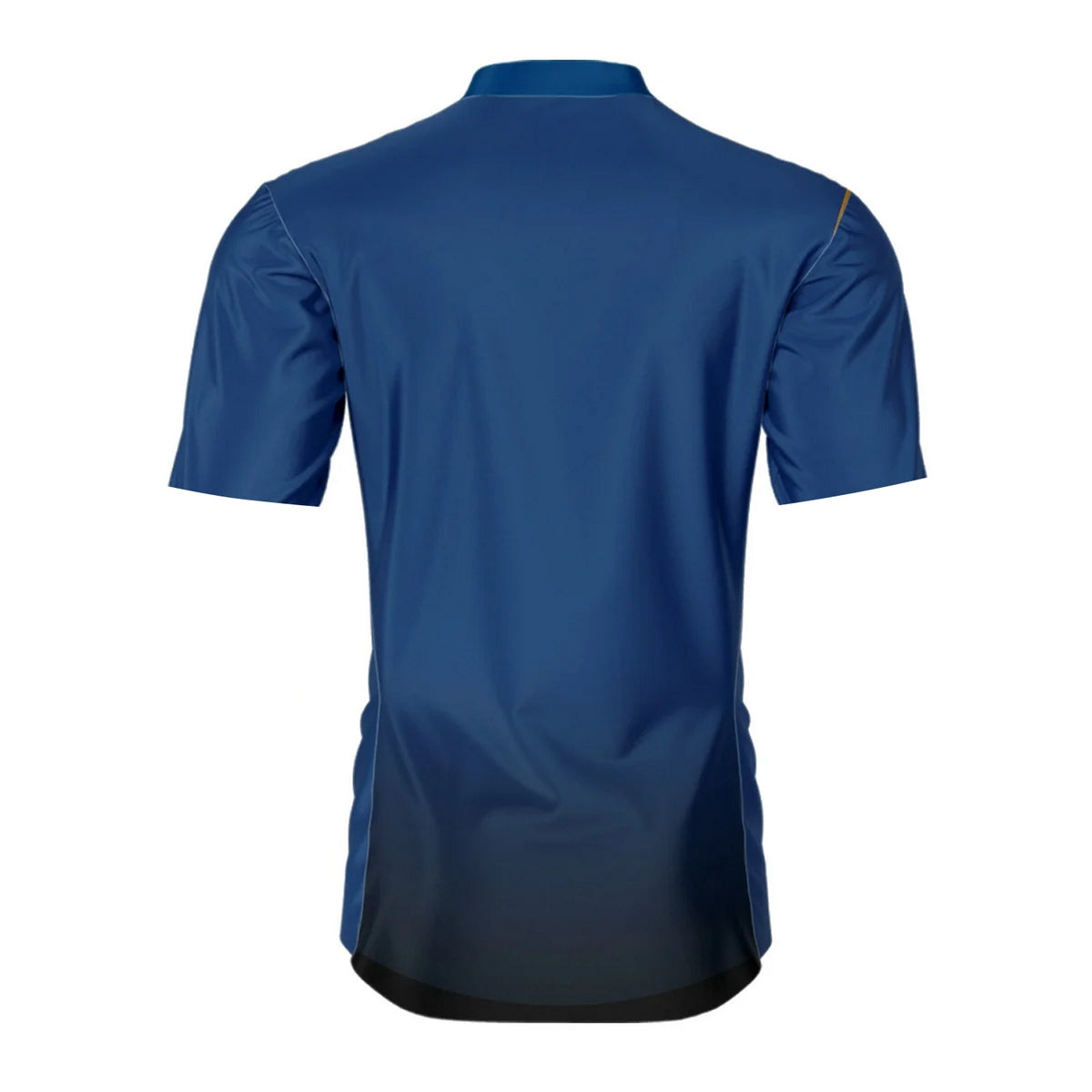 Camisa Manga Curta Brk Azul Básica com Proteção Solar UV50+