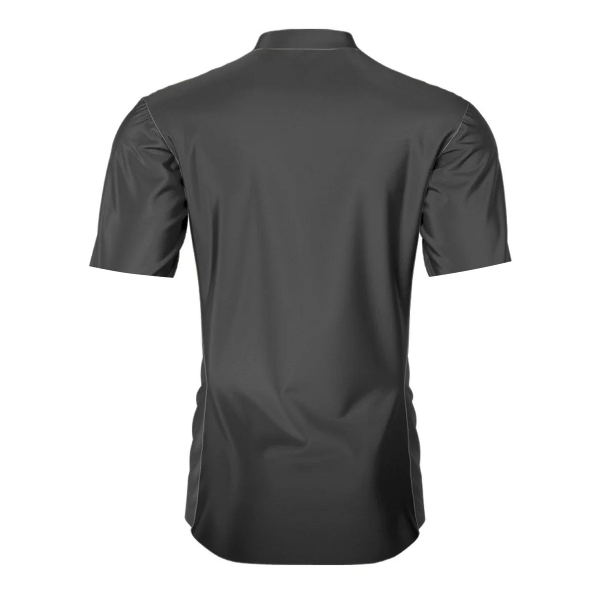 Camisa Manga Curta Brk Cinza Básica com Proteção Solar UV50+