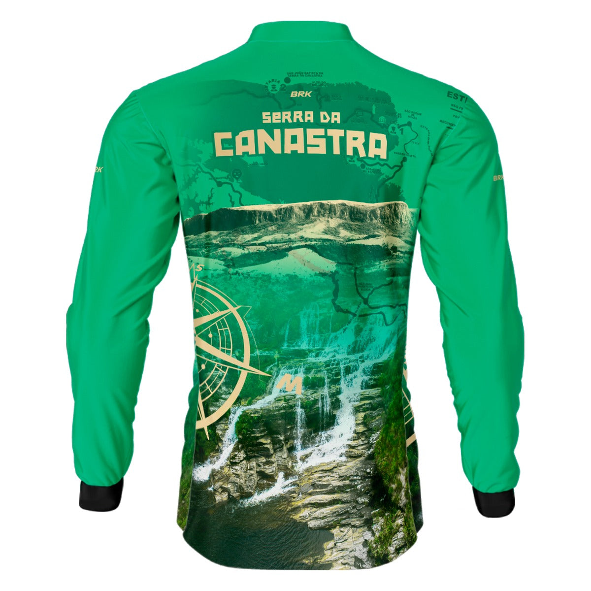 Camisa de Motociclismo Brk Expedição Rastro da Serpente com Proteção Solar UV50+