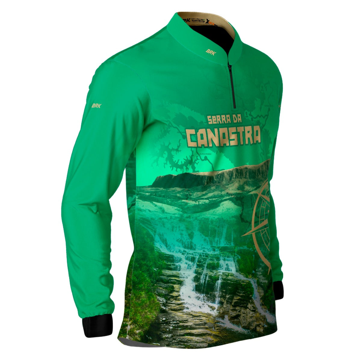 Camisa de Motociclismo Brk Expedição Rastro da Serpente com Proteção Solar UV50+