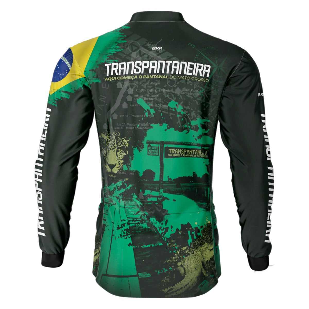 Camisa de Motociclismo Brk Estrada Transpantaneira com Proteção Solar UV50+