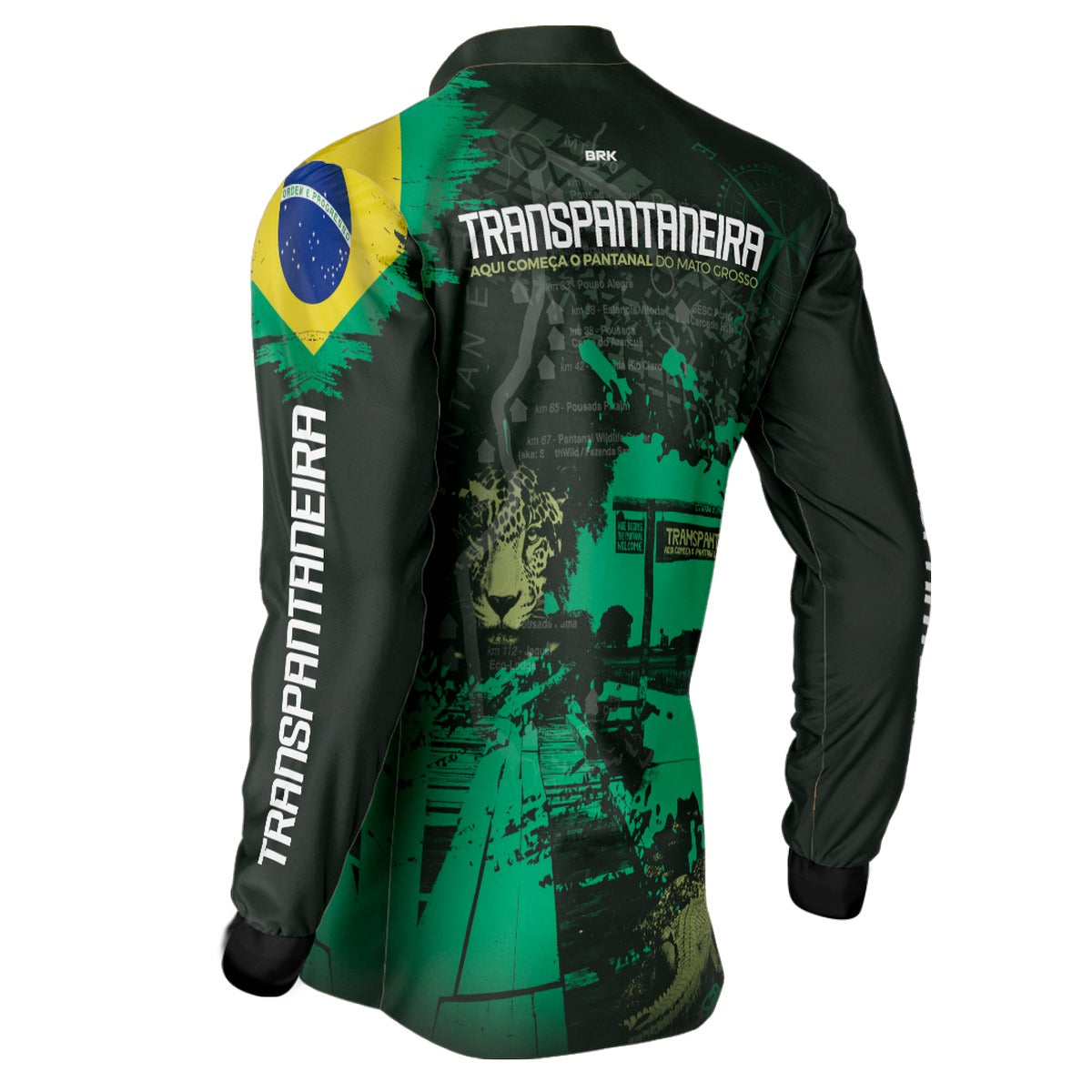 Camisa de Motociclismo Brk Estrada Transpantaneira com Proteção Solar UV50+