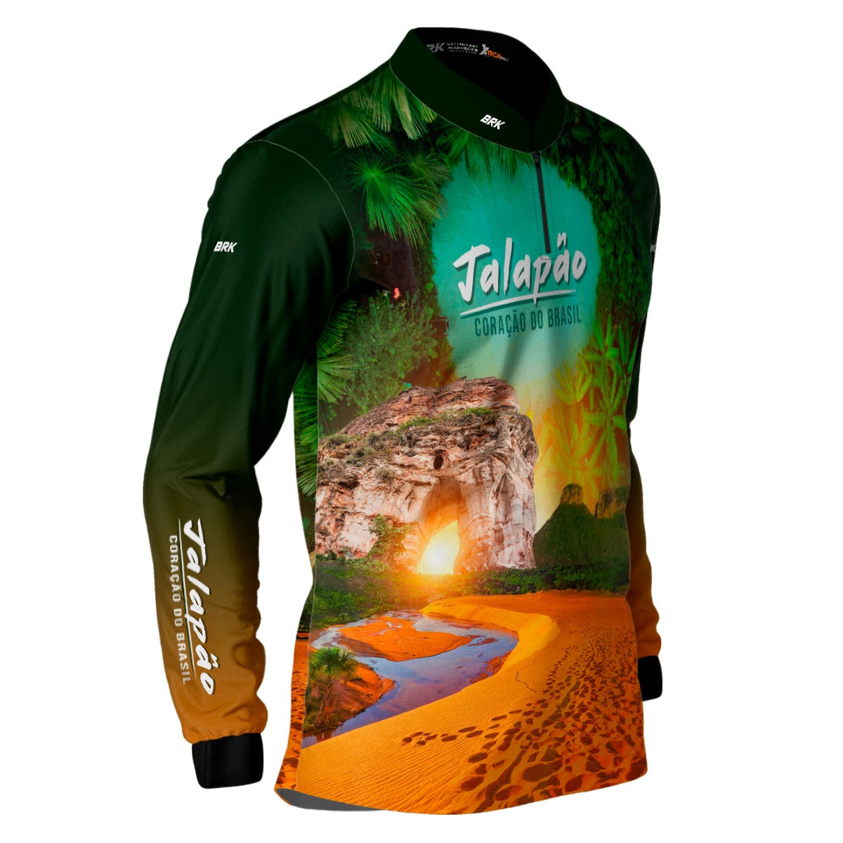 Camisa de Motociclismo Brk Expedição 4X4 Jalapão com Proteção Solar UV50+