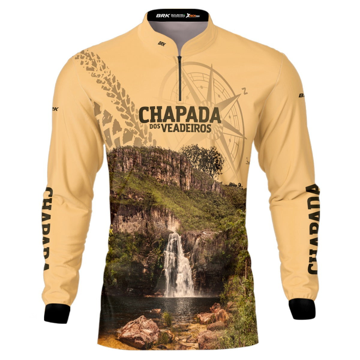 Camisa de Motociclismo Brk Chapada dos Veadeiros com Proteção Solar UV50+