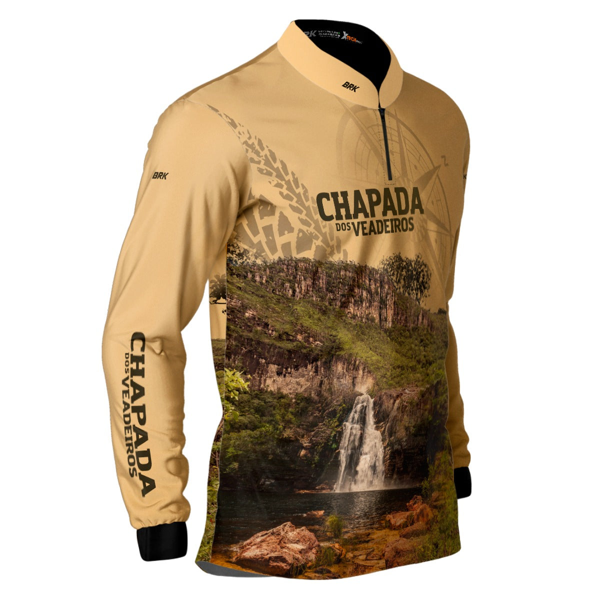 Camisa de Motociclismo Brk Chapada dos Veadeiros com Proteção Solar UV50+