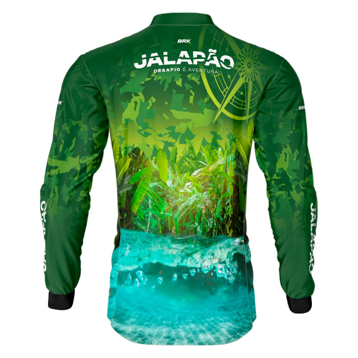Camisa de Motociclismo Brk Jalapão Clara com Proteção Solar UV50+