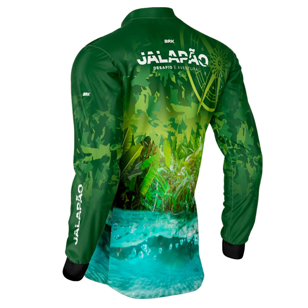 Camisa de Motociclismo Brk Jalapão Clara com Proteção Solar UV50+