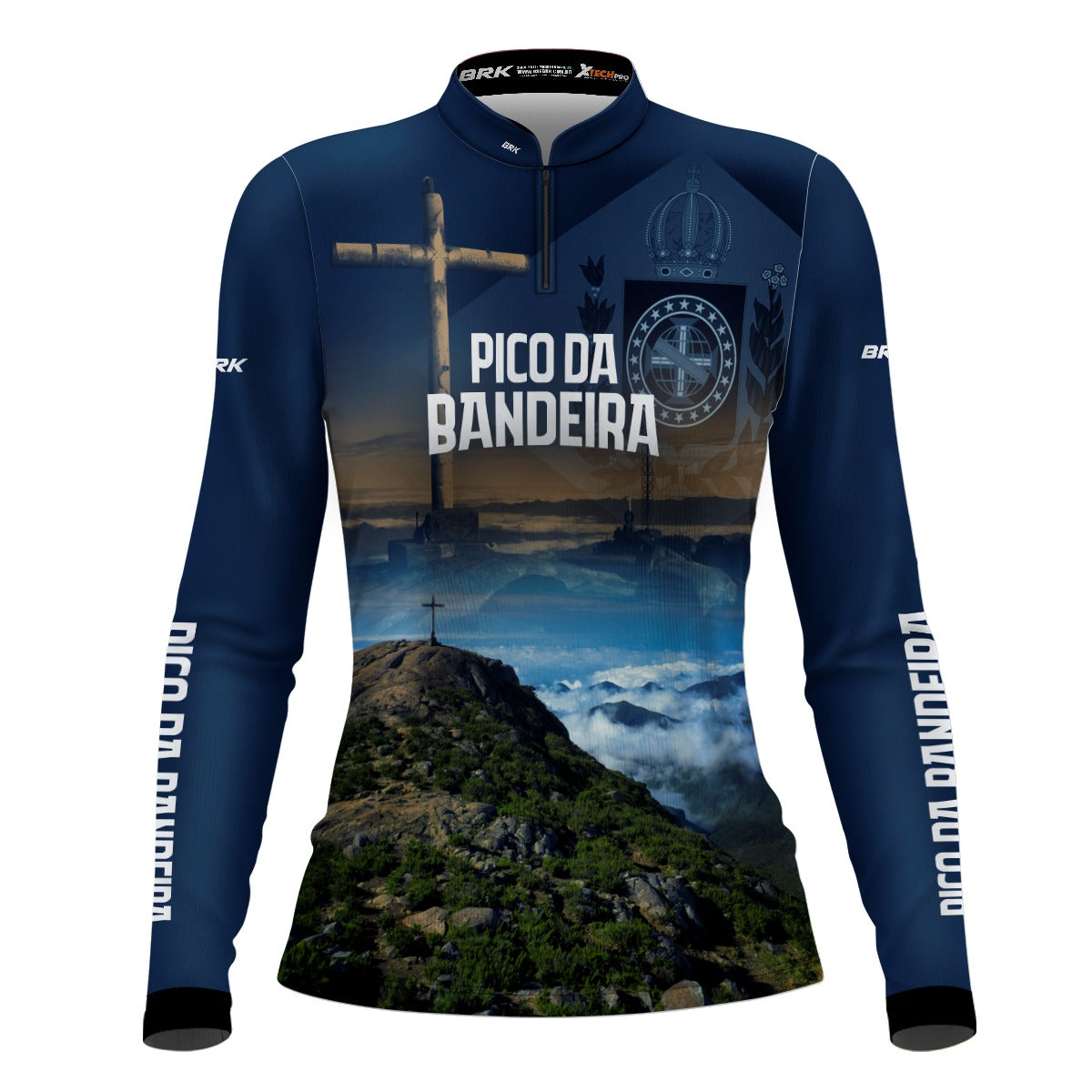 Camisa Feminina de Motociclismo Brk Expedição Pico da Bandeira com Proteção Solar UV50+
