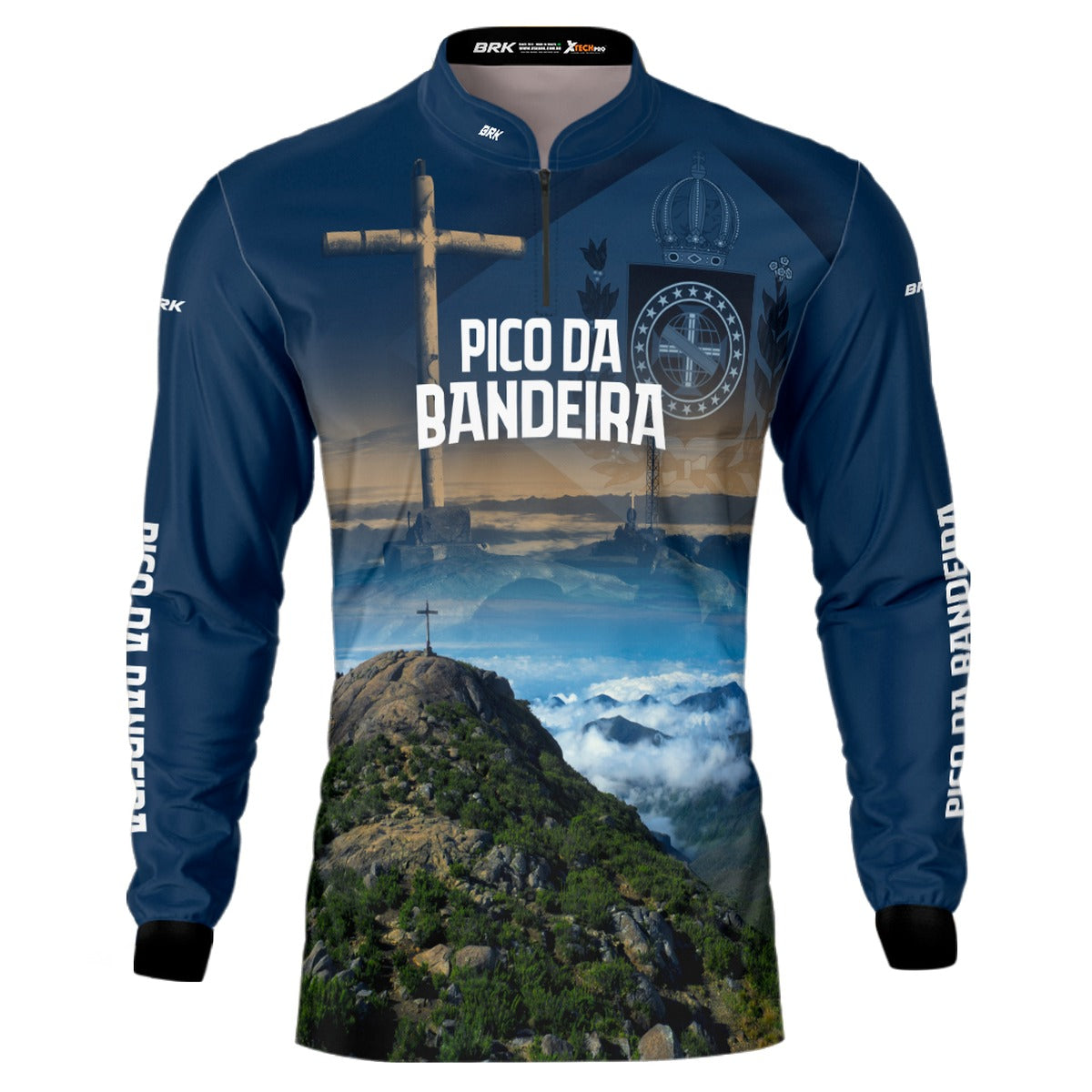 Camisa de Motociclismo Brk Expedição Pico da Bandeira com Proteção Solar UV50+