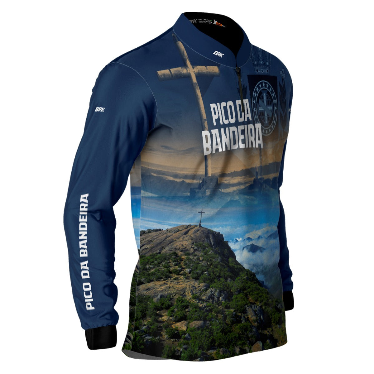 Camisa de Motociclismo Brk Expedição Pico da Bandeira com Proteção Solar UV50+