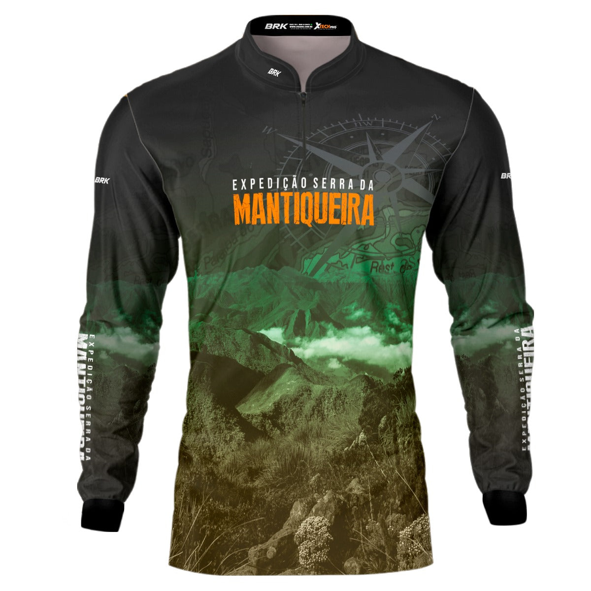 Camisa de Motociclismo Brk Expedição Serra da Mantiqueira com Proteção Solar UV50+