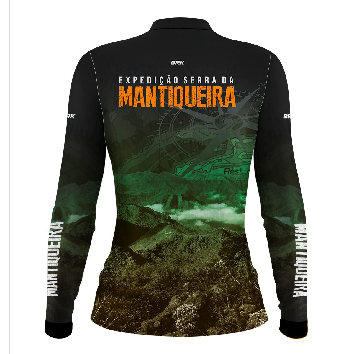 Camisa Feminina de Motociclismo Brk Expedição Serra da Mantiqueira com Proteção Solar UV50+