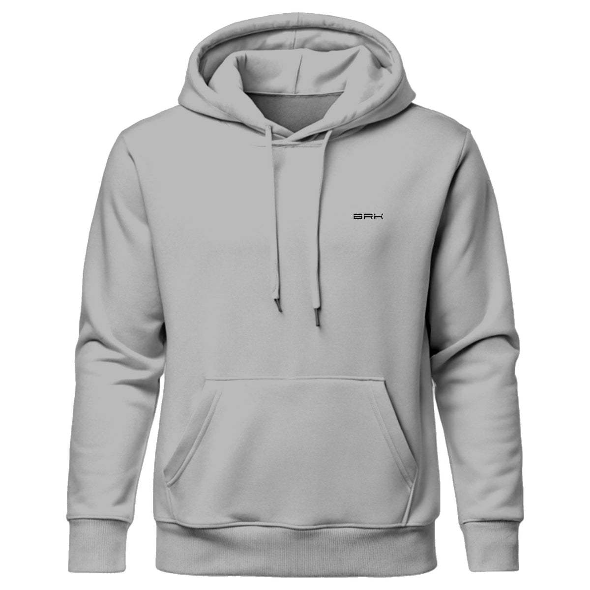 Moletom com Capuz Unissex Brk Minimal Cinza