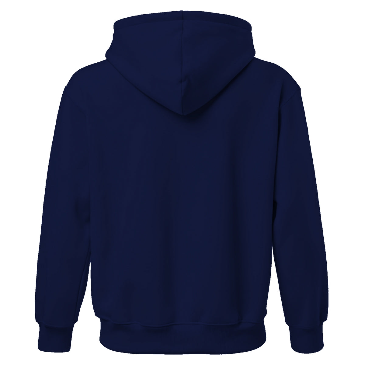 Moletom Blusa Brk Unissex Azul Marinho com Capuz e Bolsos