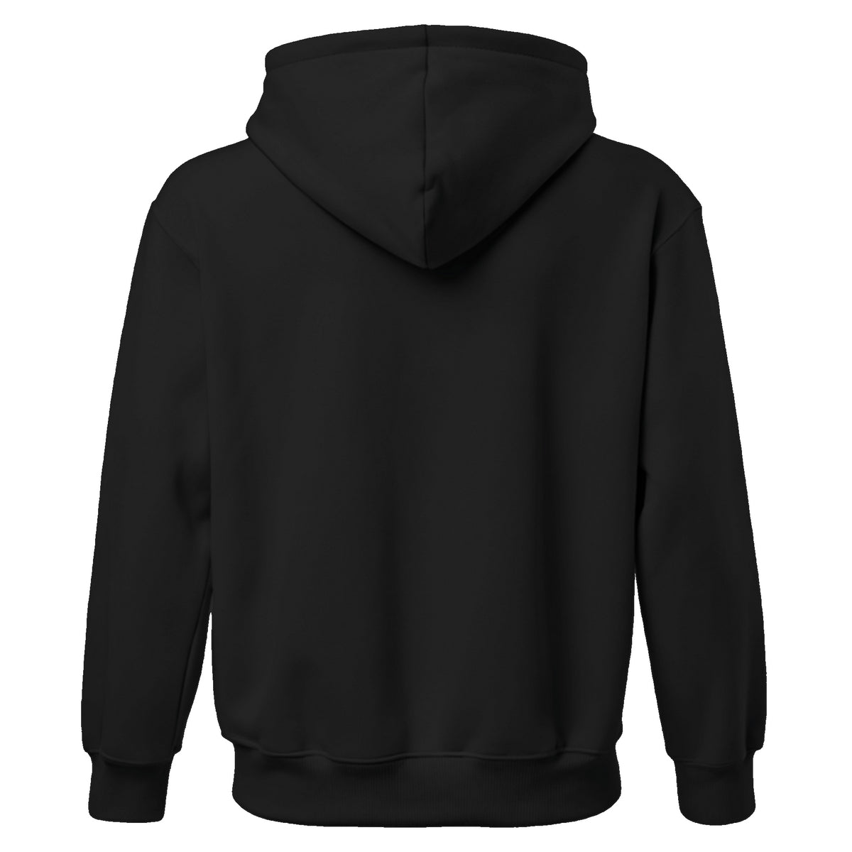 Moletom Blusa Brk Unissex Max Preto com Capuz e Bolsos