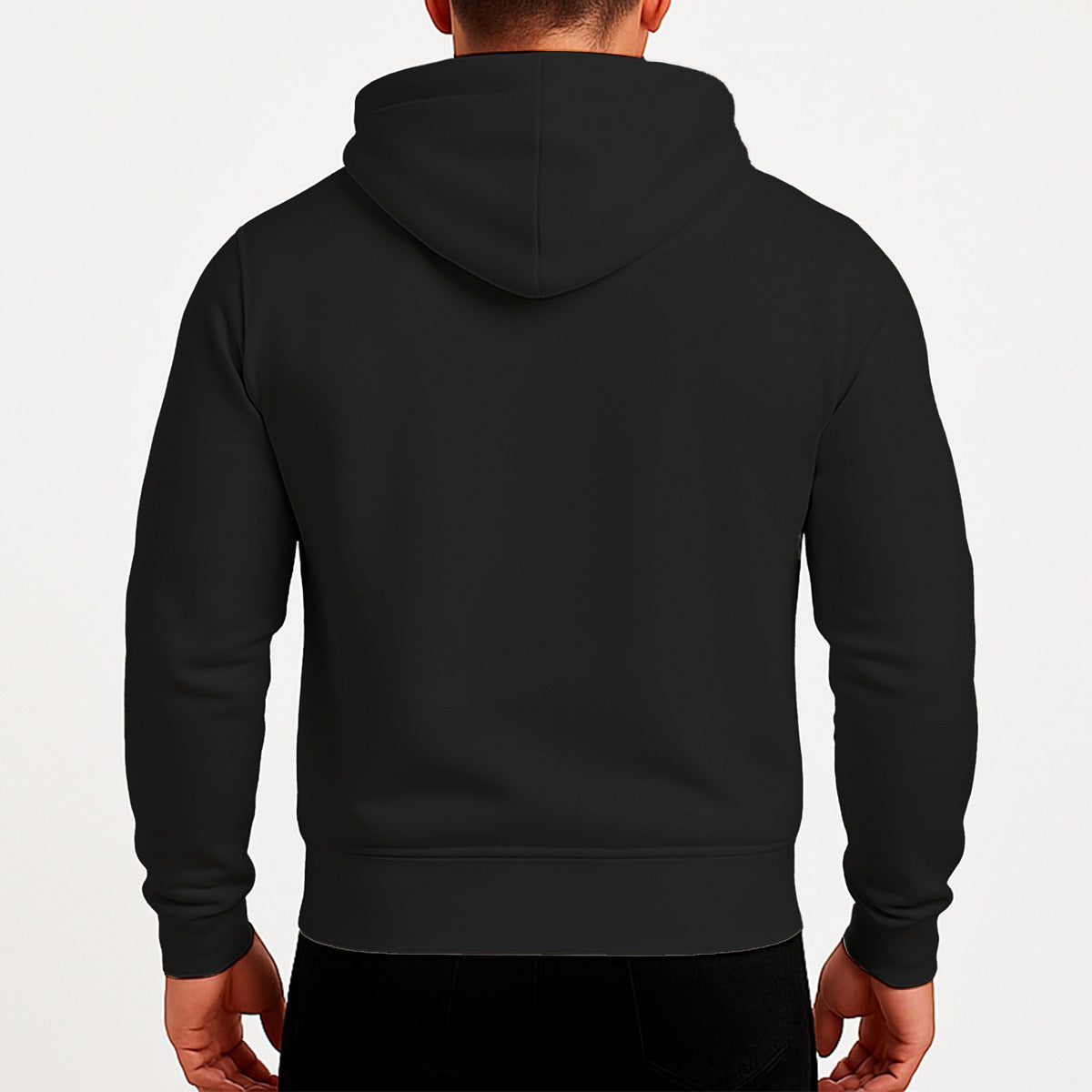 Moletom Blusa Brk Unissex Max Preto com Capuz e Bolsos