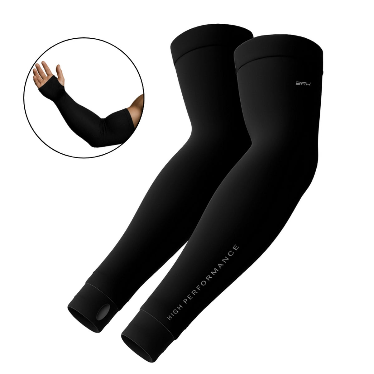 Manguito com Proteção UV50+ Liso Preto