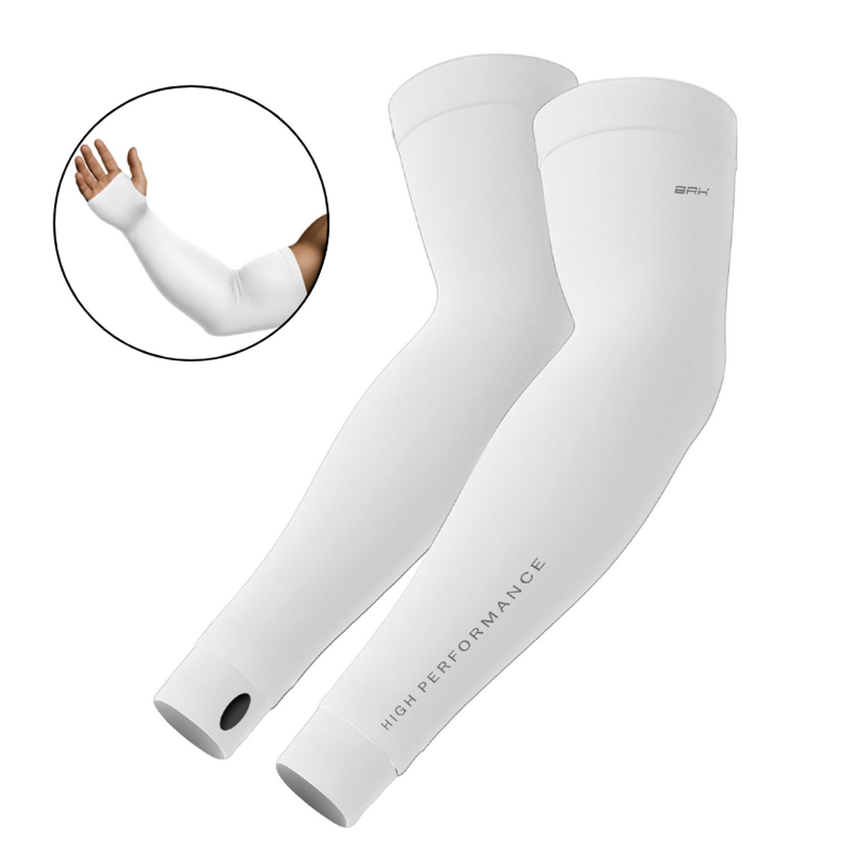 Manguito com Proteção UV50+ Liso Branco